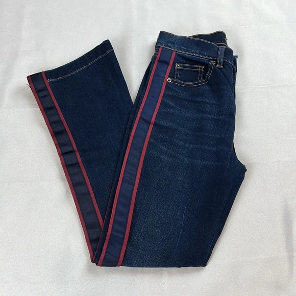1.State Essentials High Rise Mini Kick Flair Jeans Size 26 - Picture 1 of 12